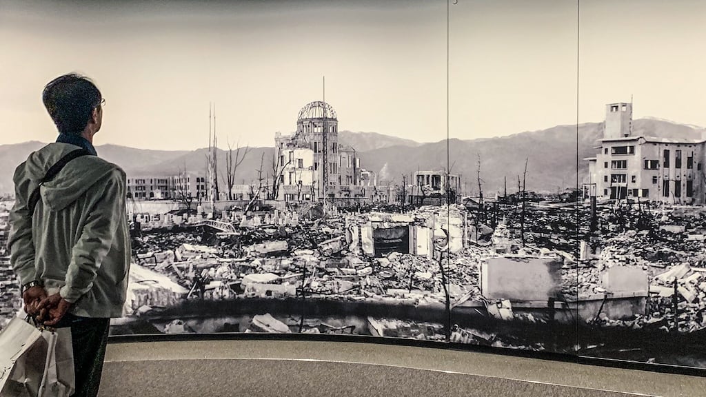 Hiroshima Peace Memorial Ceremony in Japan