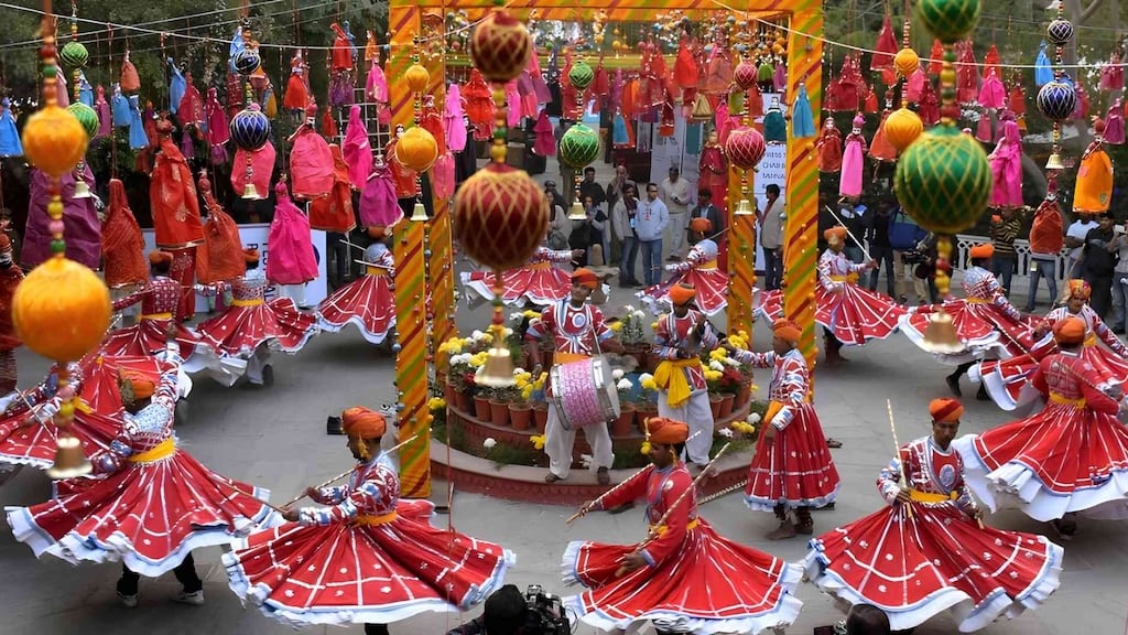 Evening Jaipur Music Stage performance at JLF Jaipur