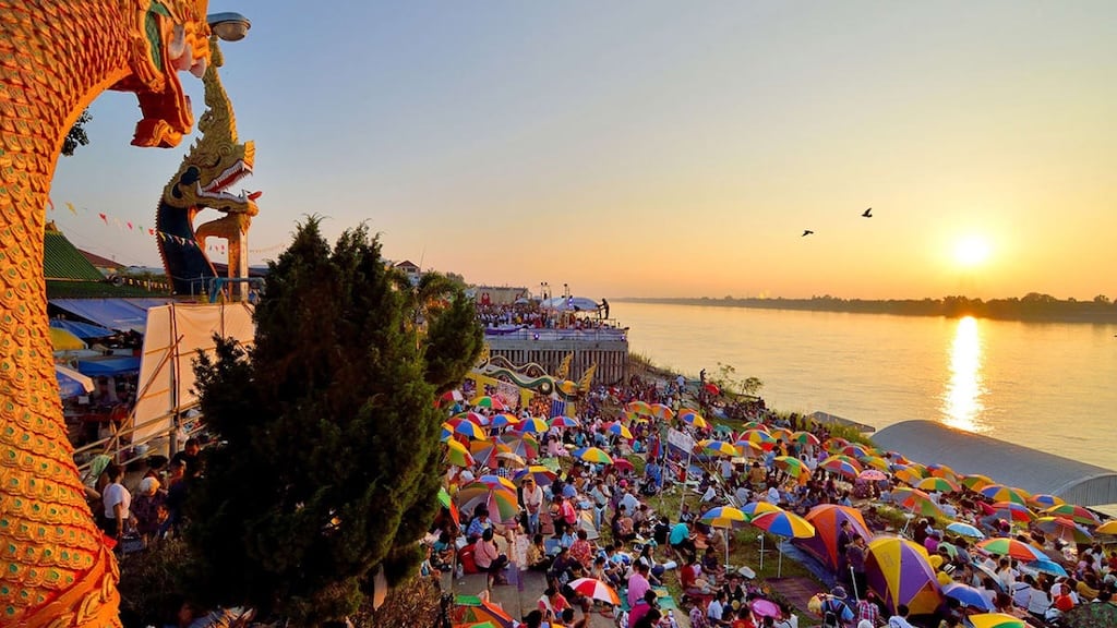 Naga Fireball Festival, Thailand