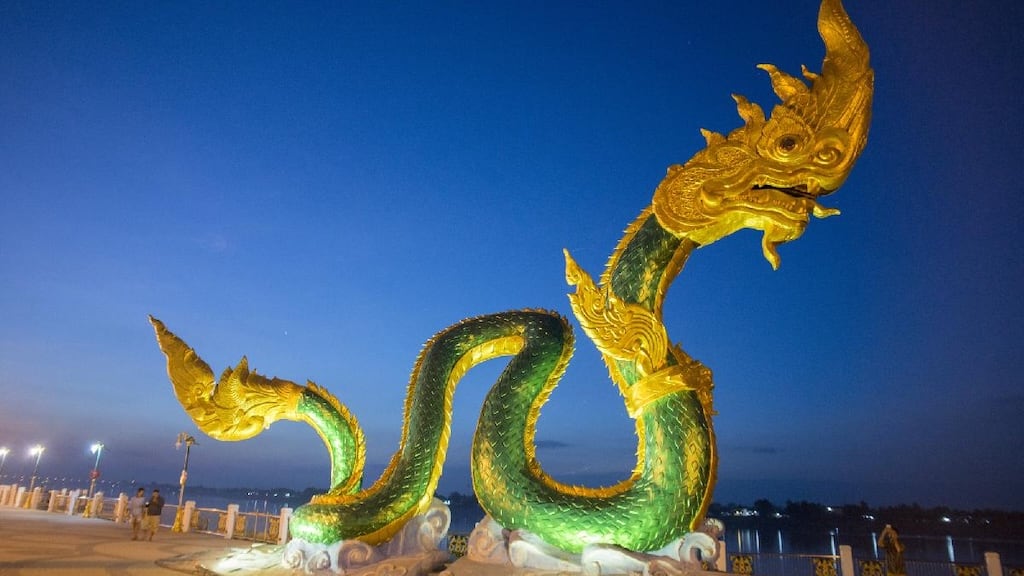 Fireball Festival in Thailand