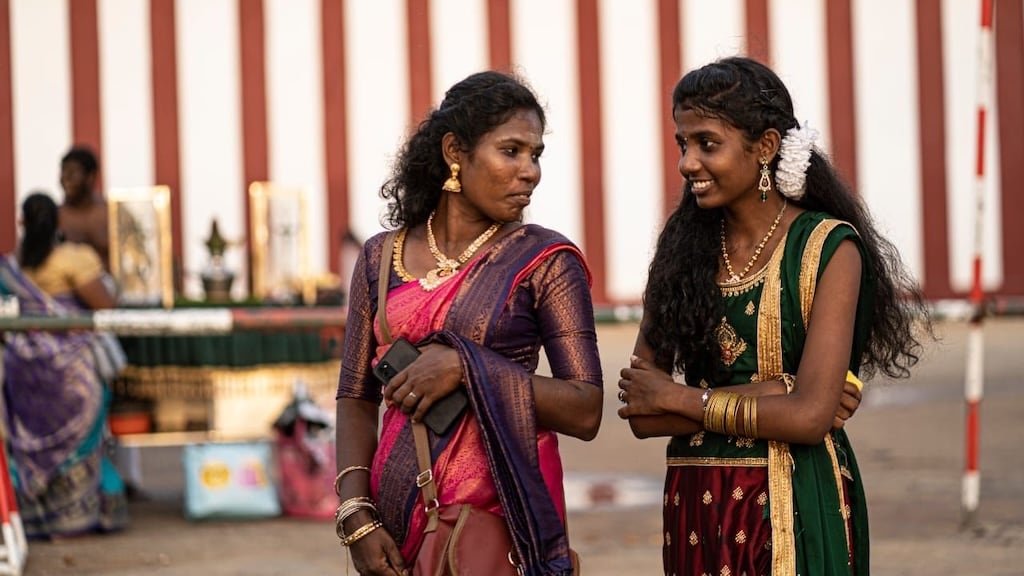 Colorful processions at Nallur Kandaswamy Kovil during the festival